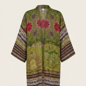 Stunning Bohemian Mosaic Print Kimono